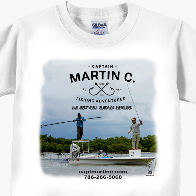 Captain Martin C Fishing Adventures T-Shirt