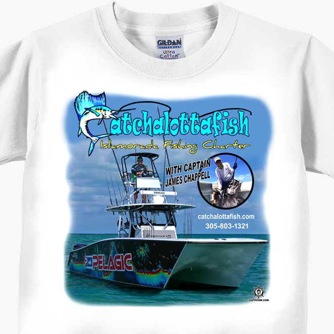 Catchalottafish Islamorada Fishing Charter T-Shirt