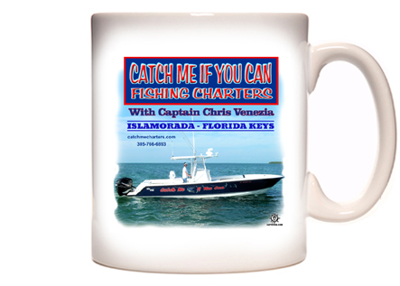 Catch Me If You Can Fishing Charters Coffee Mug