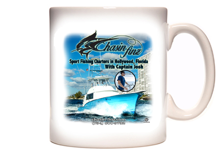 Chasin Finz Sport Fishing Charters Coffee Mug