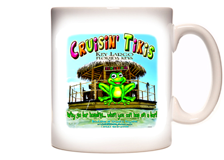 Cruisin' Tikis Key Largo - Frog Coffee Mug