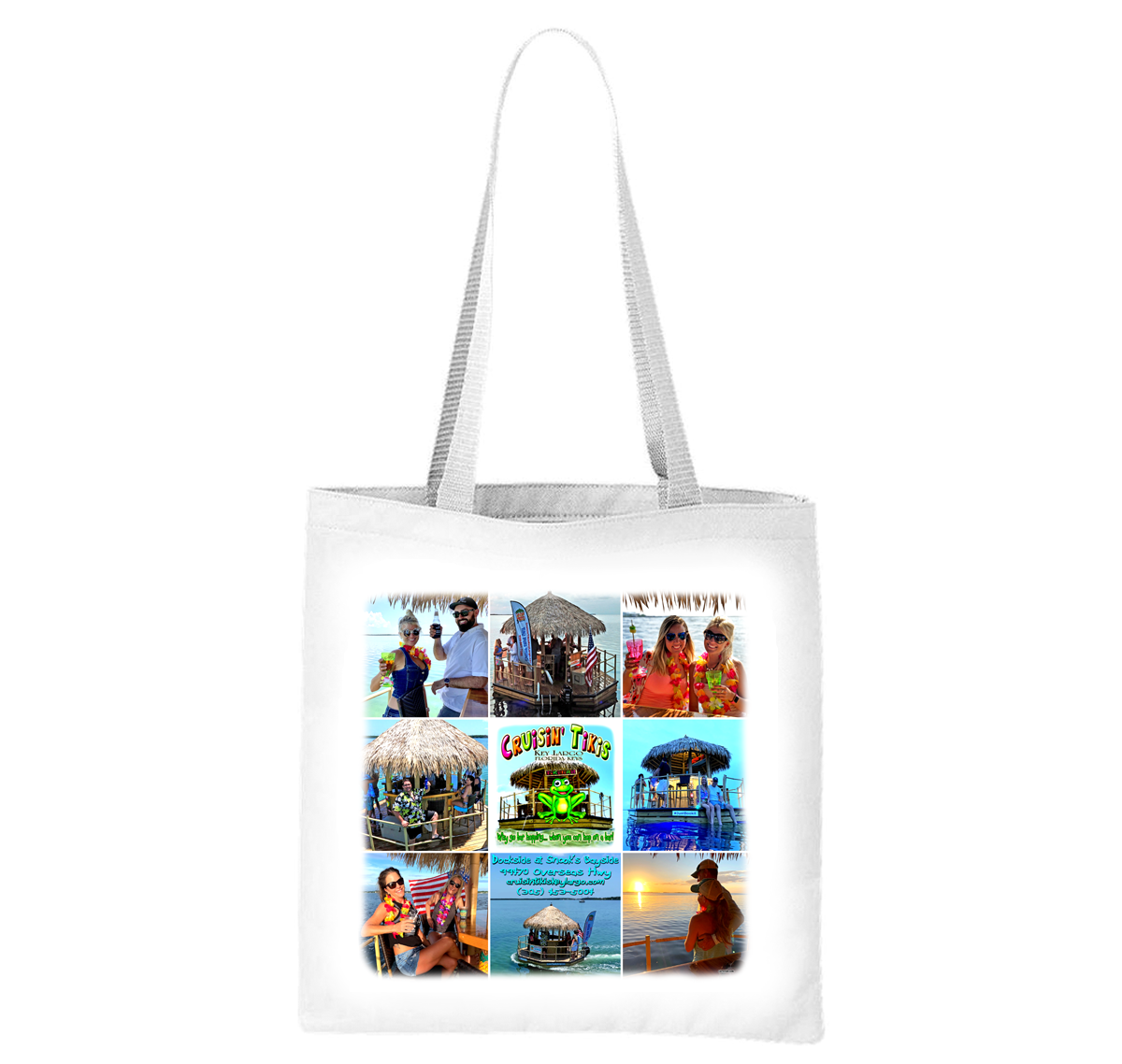 Cruisin' Tikis Key Largo - Nine Squares - Liberty Bag
