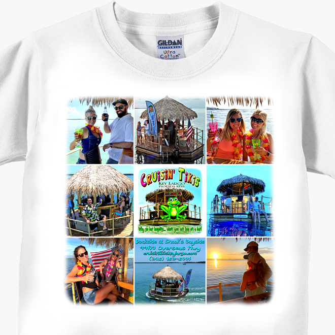 Cruisin' Tikis Key Largo - Nine Squares - T-Shirt