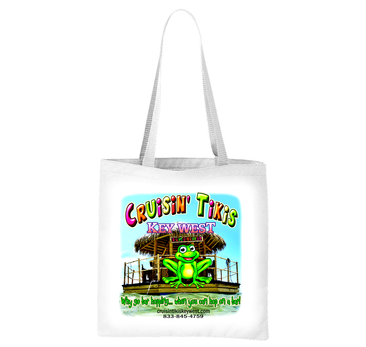 Cruisin' Tikis Key West - Frog - Liberty Bag