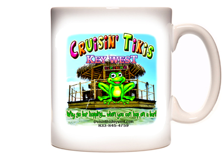 Cruisin' Tikis Key West - Frog - Coffee Mug