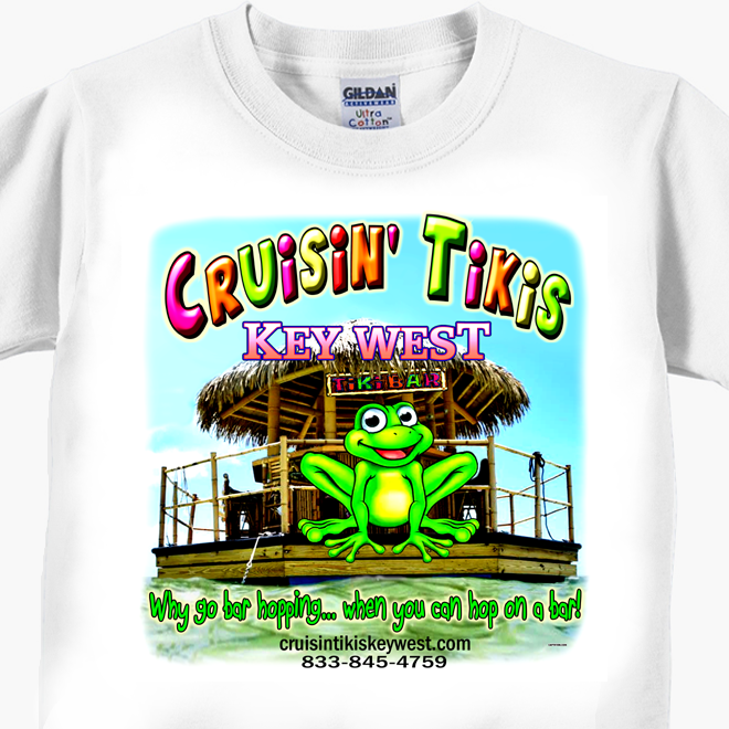 Cruisin' Tikis Key West - Frog - T-Shirt