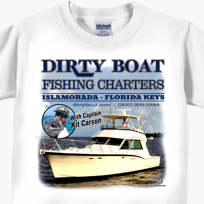 Dirty Boat Fishing Charters T-Shirt