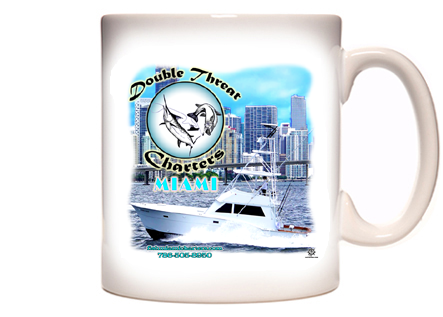 Double Threat Fishing Charters Coffee Mug