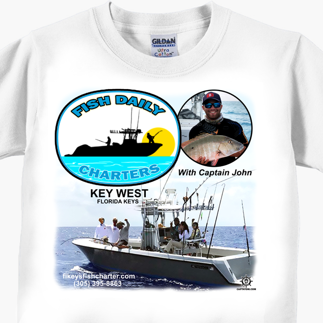 Fish Daily Charters T-Shirt