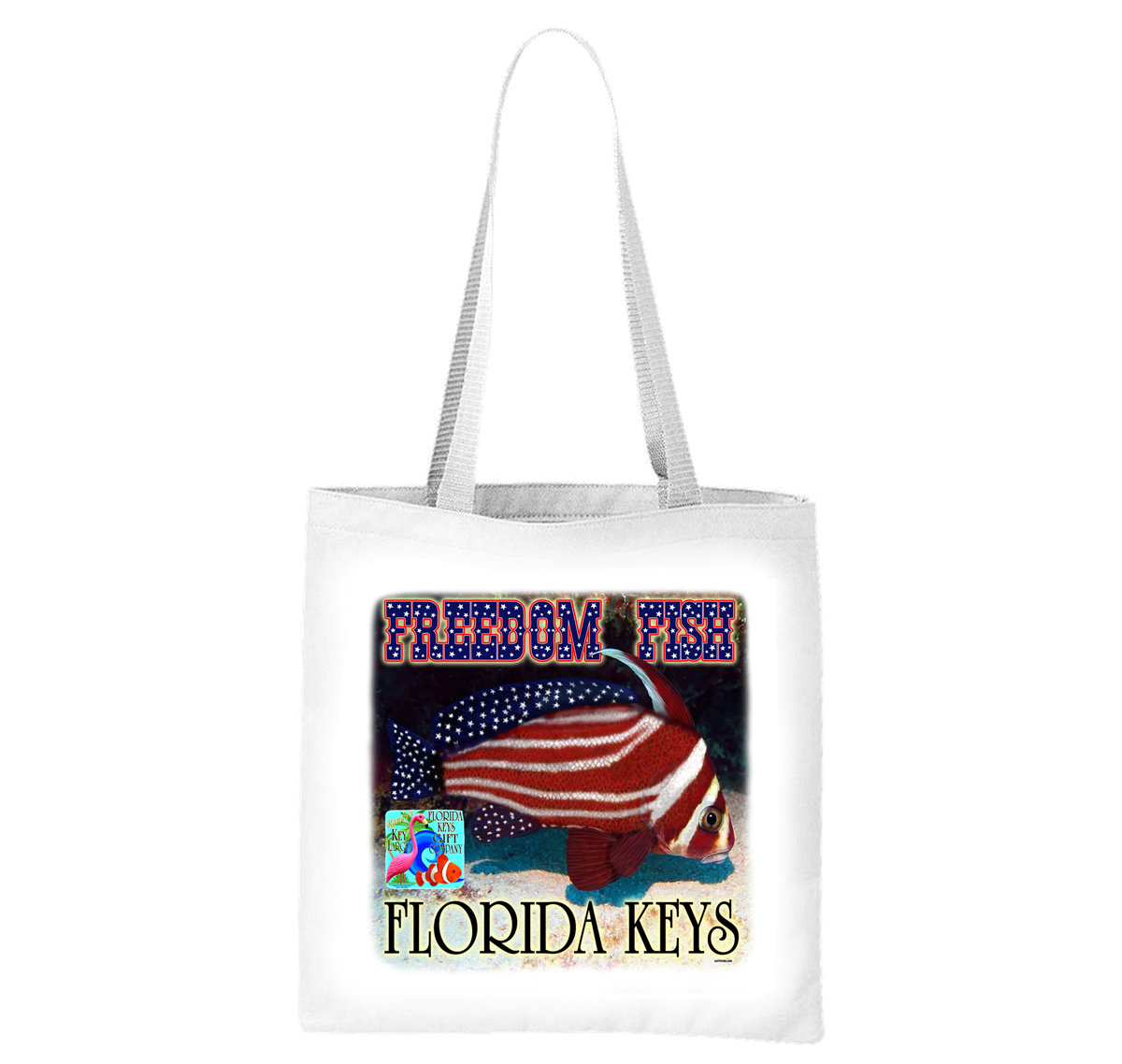 Randy’s Florida Keys Gift Company Freedom Fish Liberty Bag
