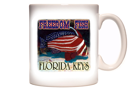Freedom Fish Coffee Mug