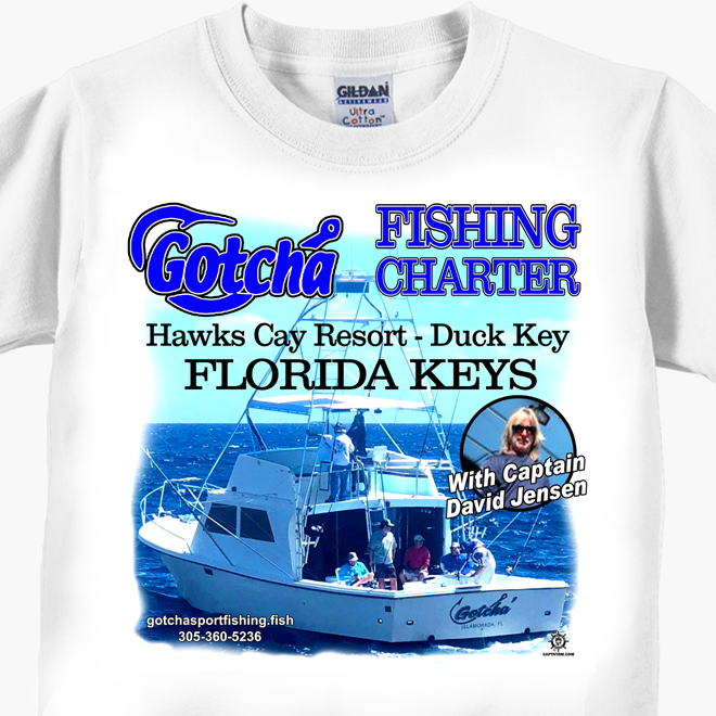 Gotcha Fishing Charter T-Shirt