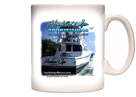 Hookin' Up Sportfishing Coffee Mug