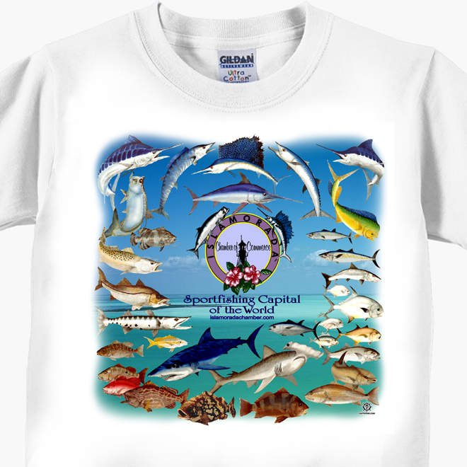 Design 2 - Islamorada Chamber of Commerce T-Shirt