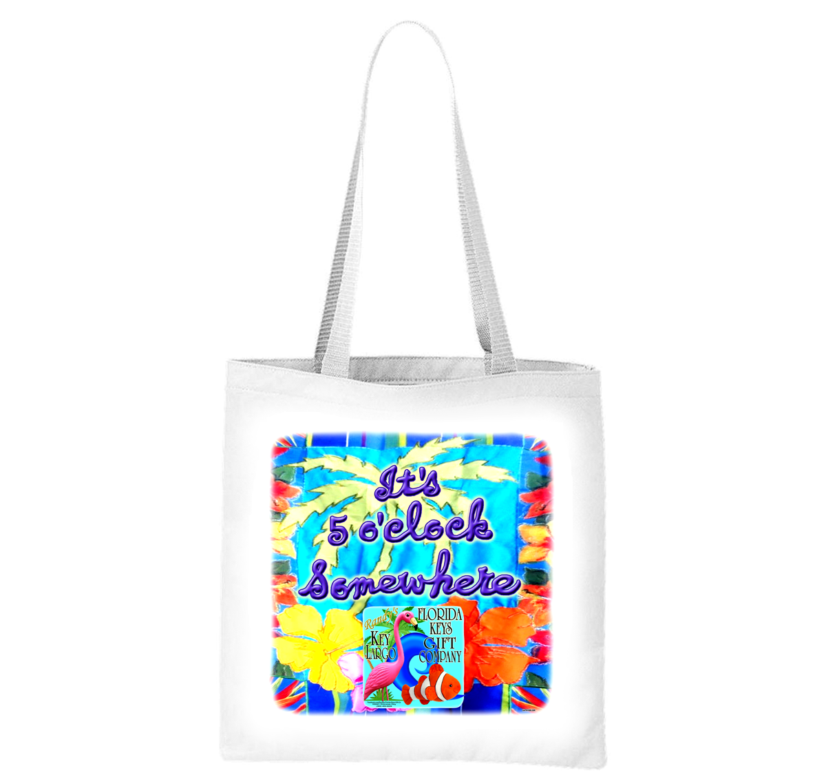 Randy’s Florida Keys Gift Company - It’s 5 O’Clock Somewhere Liberty Bag