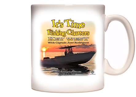 It's Time Fishing Charters Coffee Mug