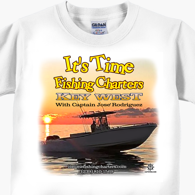 It's Time Fishing Charters T-Shirt