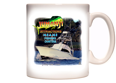 Jumanji Adventures Miami Fishing Charters Coffee Mug