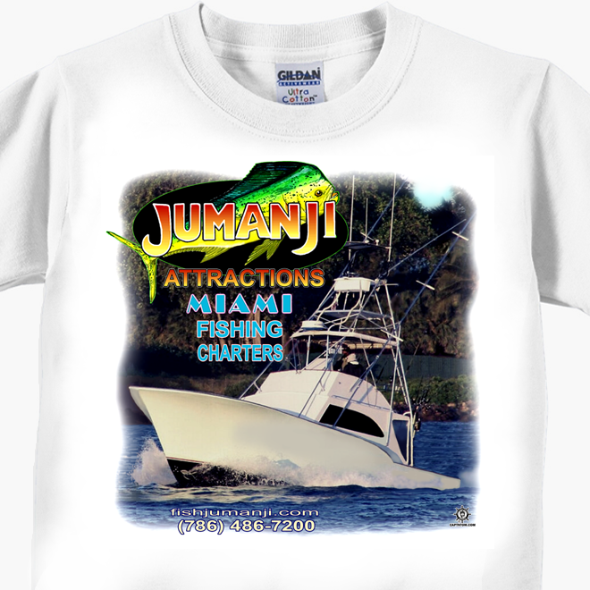 Jumanji Adventures Miami Fishing Charters T-Shirts