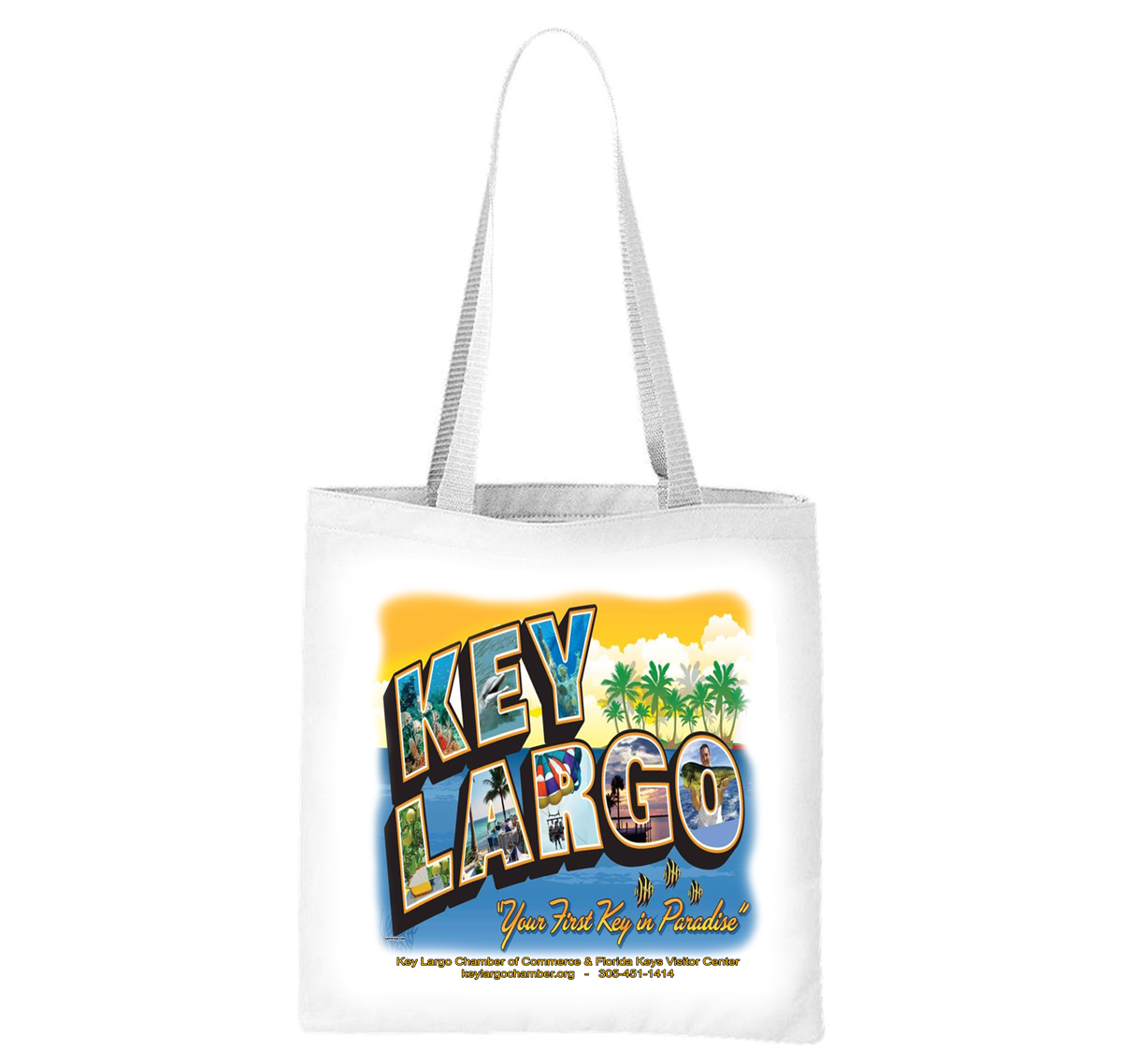 Design 1 - Key Largo Chamber of Commerce Liberty Bag
