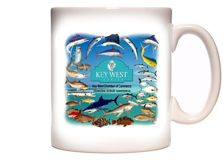Key West Chamber of Commerce - Florida Favorites Coffee Mug
