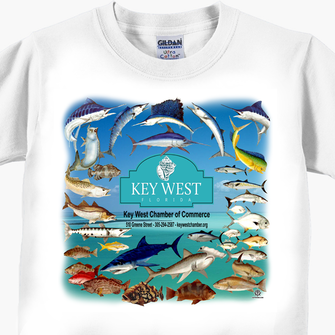 Key West Chamber of Commerce - Florida Favorites T-Shirt
