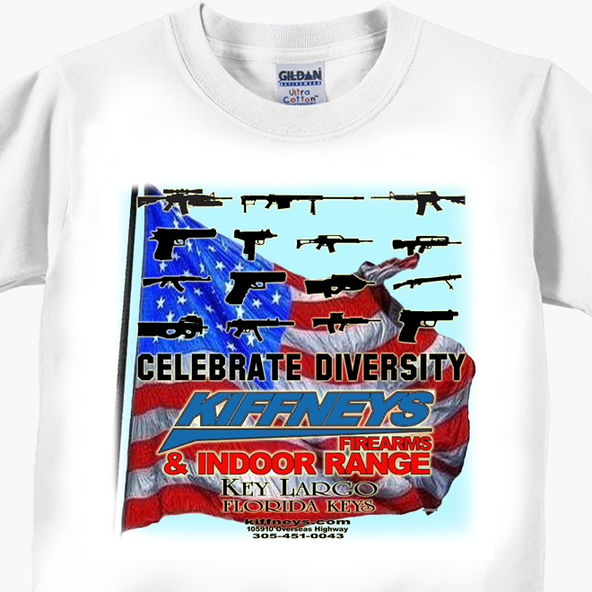 Kiffney's Firearms Celebrate Diversity T-Shirt