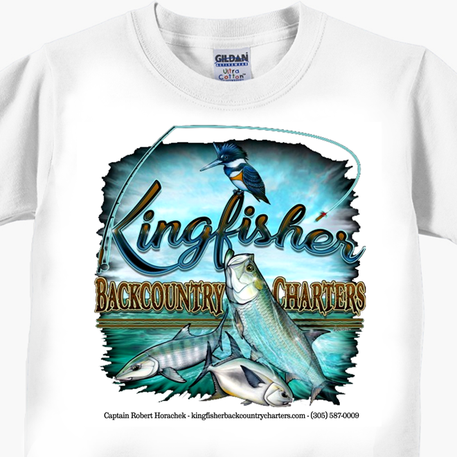 Kingfisher Backcountry Charters T-Shirt
