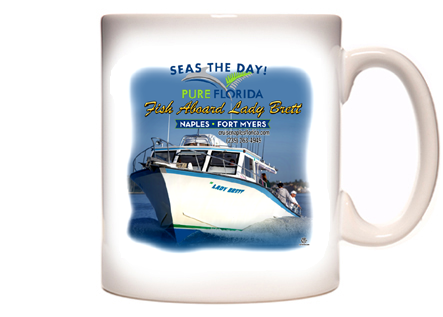 Lady Brett Deep Sea Fishing Coffee Mug