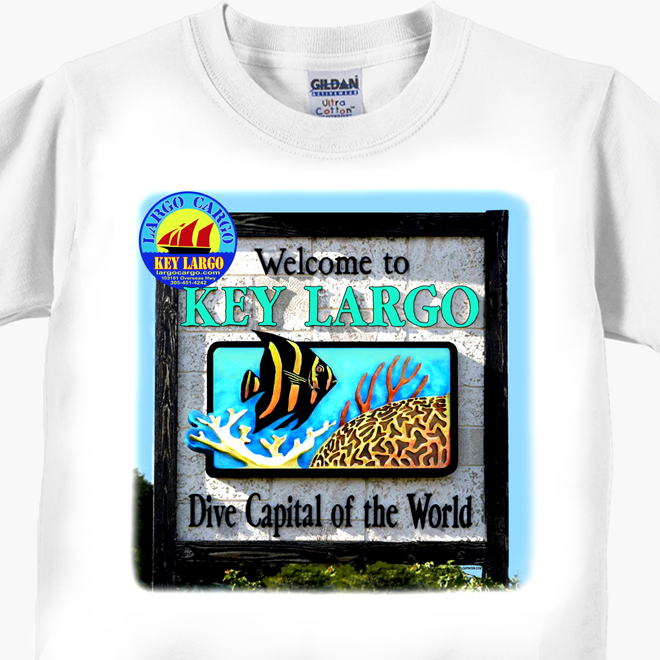 Largo Cargo - Key Largo Dive Capital of the World T-Shirt