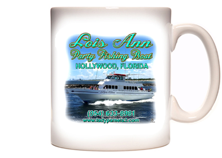 Lois Ann Party Fishing Boat Coffee Mug