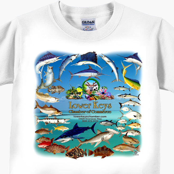 Lower Keys Chamber of Commerce - Florida Favorites T-Shirt