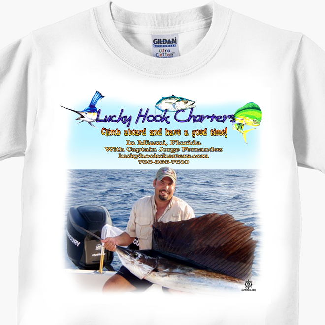 Lucky Hook Charters T-Shirts