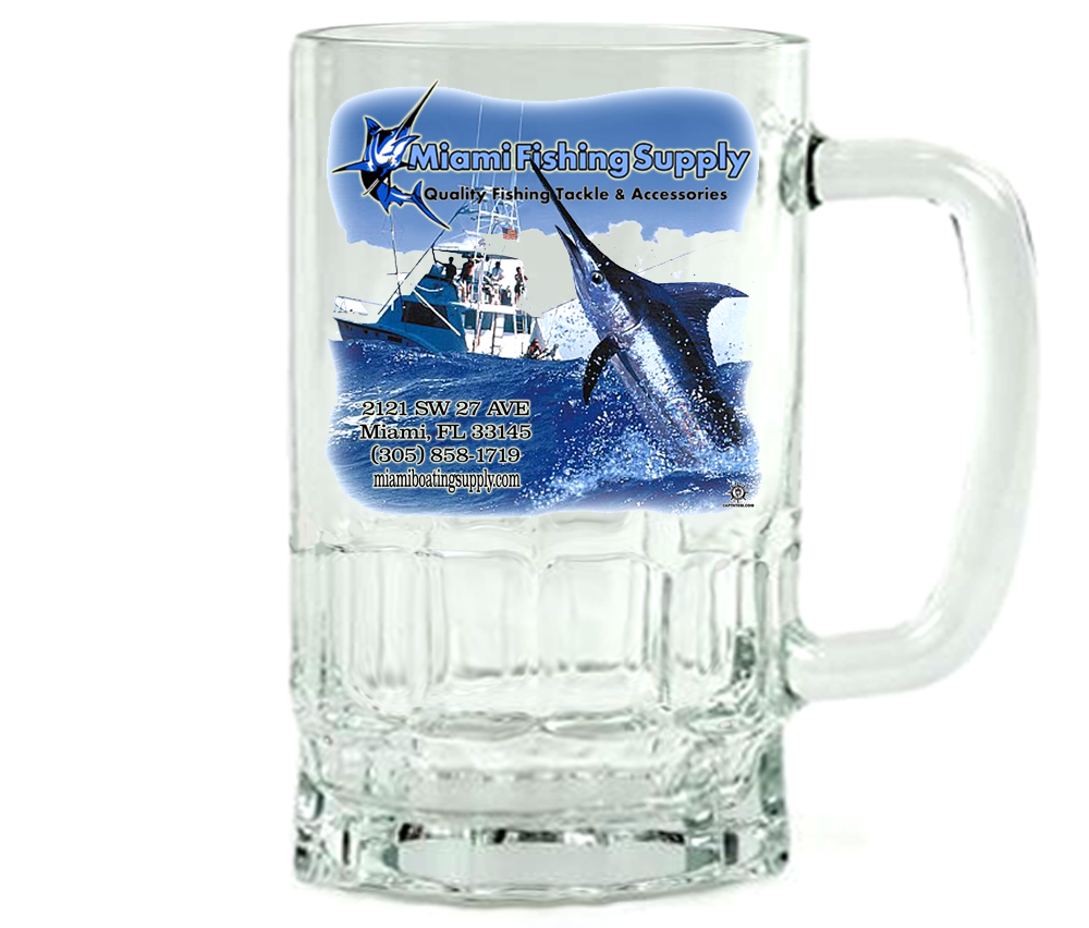 Miami Fishing Supply Beer Mug