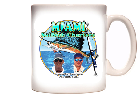 Miami Sailfish Charters Coffee Mug