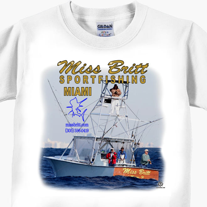 Miss Britt Sportfishing T-Shirts and More, (Special Invitation Offer)