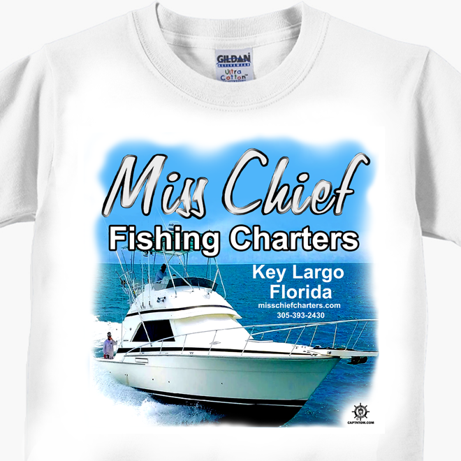 Miss Chief Fishing Charters T-Shirt