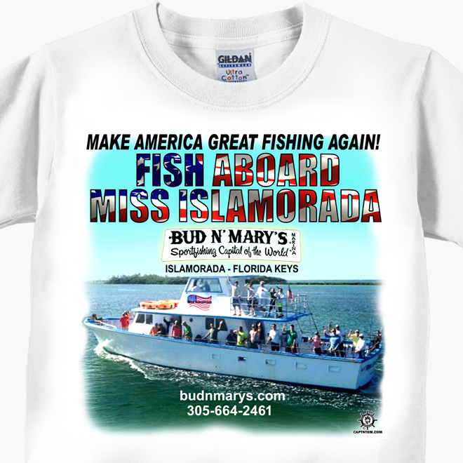 Miss Islamorada Party Fishing Boat T-Shirt