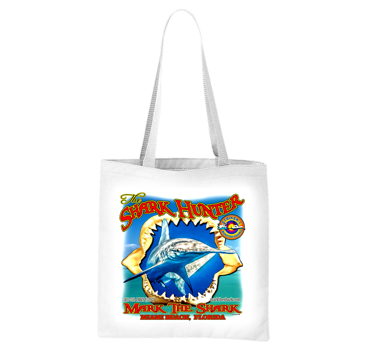 The Shark Hunter - Hammerhead and Jaws Liberty Bag