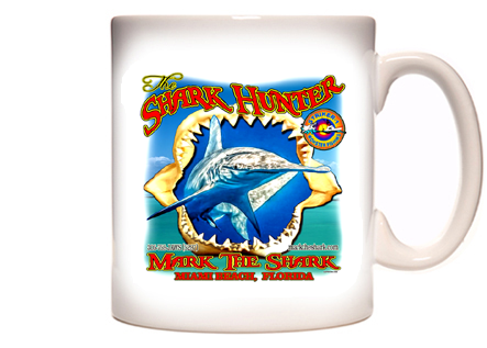 The Shark Hunter - Hammerhead and Jaws Coffee Mug