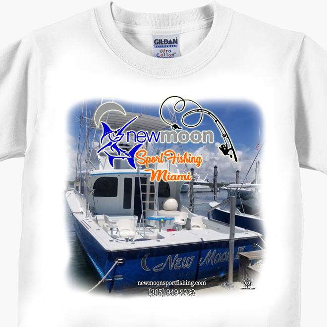 New Moon Sport Fishing T-Shirts