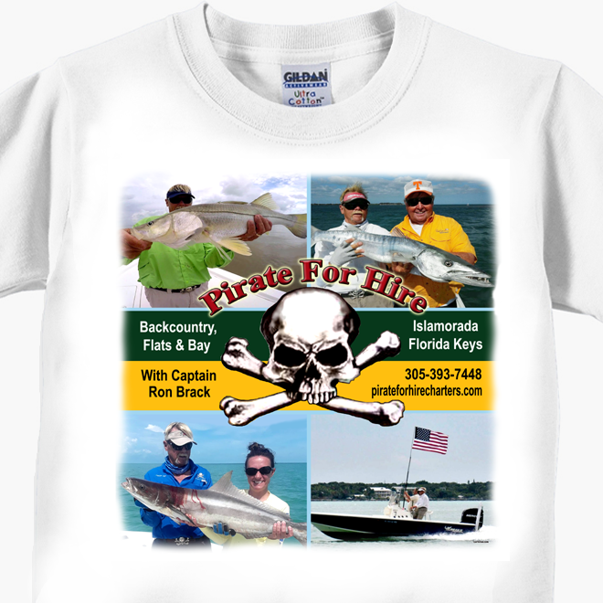 Pirate For Hire Charters T-Shirt