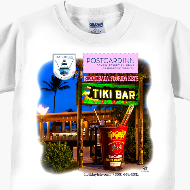 Postcard Inn Tiki Bar T-Shirt