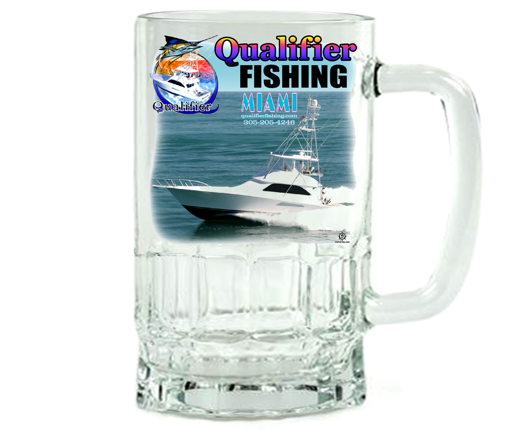 Qualifier Fishing Beer Mug