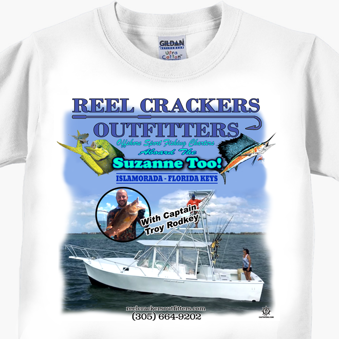Reel Crackers Outfitters T-Shirt
