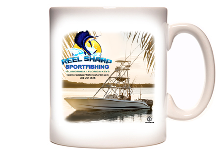 Reel Sharp Sportfishing Coffee Mug