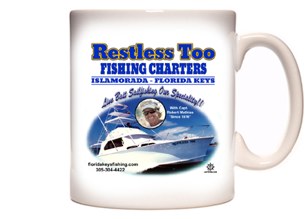 Restless Too Fishing Charters Coffee Mug