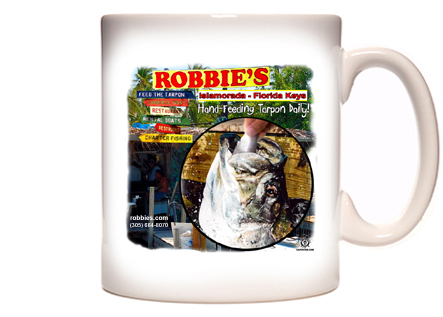 Robbie's of Islamorada Feeding Tarpon Coffee Mug