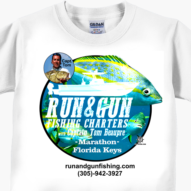 Run & Gun Fishing Charters T-Shirt