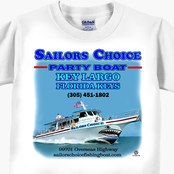Sailors Choice Fishing Boat T-Shirt